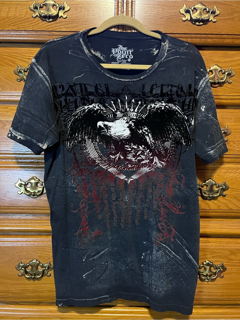 Point Zero Black Eagle Graphic Short Sleeve Tee